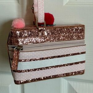 Glittery Pink and Rose Gold Girl’s Bag